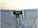 NEW Women's Talbots Blue Ruffled Sleeveless Top Size 8