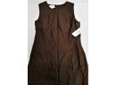 NEW Women's Calvin Klein Linen Sheath Dress Size 8