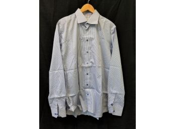Men's ETON CONTEMPORARY Classic Long Sleeve Button Down Shirt Size 43 -17