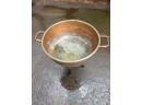 Vintage Large Heavy Copper Kettle ( Used In A  Candy  Store)