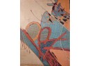 Fantastic Signed Warsito Tulus Abstract Batik Circa 1976