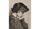 Raphael Soyer Pencil Signed And Numbered 103/150 Lithograph