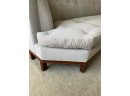 A Fantastic Custom Made Tufted Mohair OVERSIZED Sofa With Wooden Legs