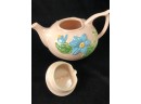 Floral Tea Pot With Creamer