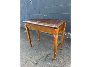 Small Bench Table With Drawer Inside