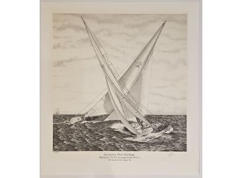 Boat Race - Offset Lithograph - Signed & Numbered - Price - 1990