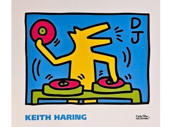 Keith Haring - DJ Dog - Giclee Print