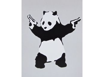 Banksy - Panda With Guns - Offset Lithograph