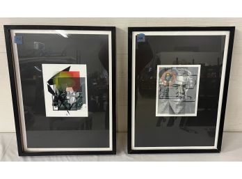 Two Framed Print Works By Earl Hubbard