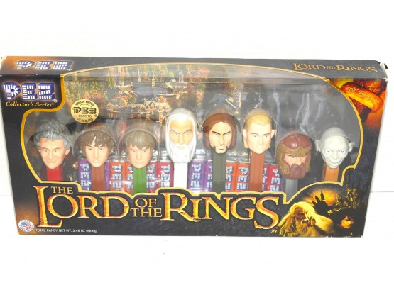 Limited Edition Lord Of The Rings Pez Dispensers In Box