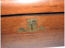 Antique Wooden Connecticut Insignia Fold Out Lap Desk