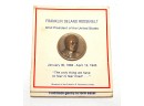Franklin D Roosevelt Bronze Coin Medallion Size Of A Half Dollar