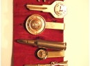 Nice Vintage Lot Of Tie Tacks Bullet Rifle Nra Yale & More