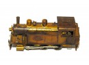 Vintage Brass Steam Locomotive Engine Train Made In Japan HO Scale