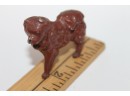 Old Cast Metal Small Dog With Original Paint