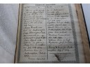 Amazing Pre US Revolution NY And Connecticut Family History Inscriptions In Antique Oversized Bible Book
