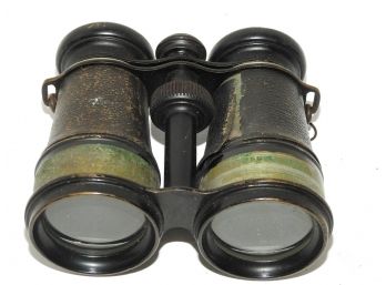 Old Champoux Paris Brass Binoculars