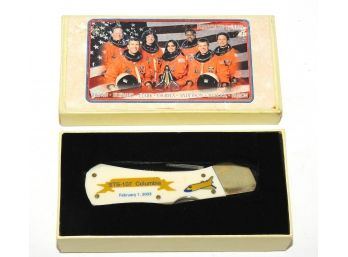 Frost Nasa Space Shuttle Folding Knife In Original Box 7 Inch
