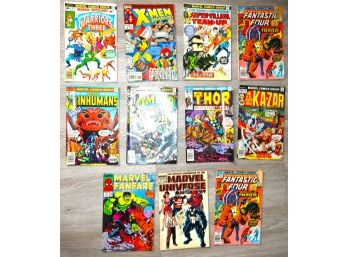 Mixed Lot Of Vintage Marvel Comic Books