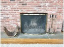 Fine Quality Set Of Fire Place Tools