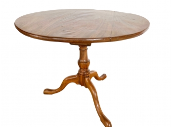 Round Antique Tilt Top Table