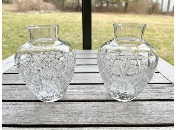 Pair Of Tiffany & Co Sybil Flower Vases