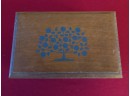 Blue Tree Wooden Box