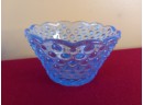 Fenton Blue Glass Bowl