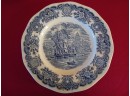 Historical Ports Of England Blue And White Dish Lot