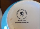 Royal Norfolk Teal Plates And Bowls