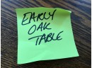 Early Oak Table