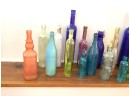 Colored Glass Jar Lot