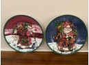Royal Norfolk Decorative Santa Claus Plates