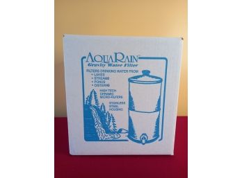 Aqua Rain Water Filter New In Box
