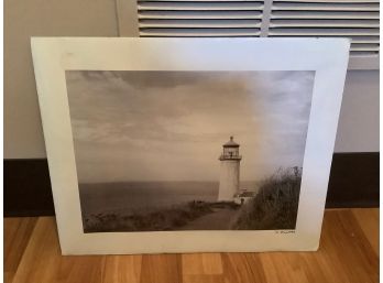 Black And White Lighthouse Print #56