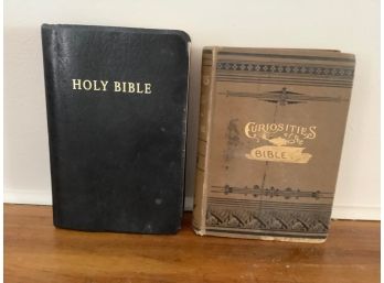 Holy Bible And Curiosities Of The Bible Book Lot
