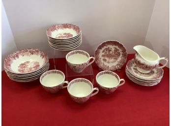 Romantic England J&G Meakin Cups And Dishes