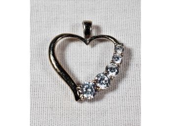 *New Sterling Silver Heart Pendant