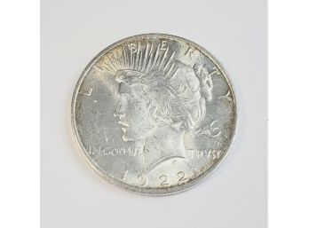 *1922 Peace Silver Dollar Uncirculated (101 Years Old)