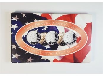 *2001 Denver Mint Edition State Quarter Collection W/ Coa & Box