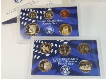 *Complete 2000 United States Proof Set With State Quarters