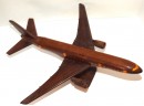Vintage 19 INCH Solid Cherry Wood Airplane Jet