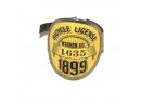 Circa 1899 Warren Co. Bicycle License Metal Badge