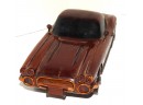 Vintage 12 Inch Solid Cherry Wood 1950s Chevy Corvette