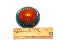 Stunning Colorful Dandelion Glass Paper Weight