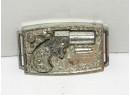 Vintage 1959 Mattel POP Out Remington 1867 Derringer Cap Gun Belt Buckle