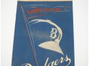 1954 Brooklyn Dodgers Official Baseball Program & Scorecard No Writing Nice Example