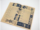 1954 Brooklyn Dodgers Official Baseball Program & Scorecard No Writing Nice Example