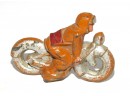 Old Barclay Manoil Soldier On Motorcycle Figure