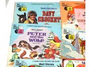Huge Lot Of Peter Pan Walt Disney Records & Books Lot